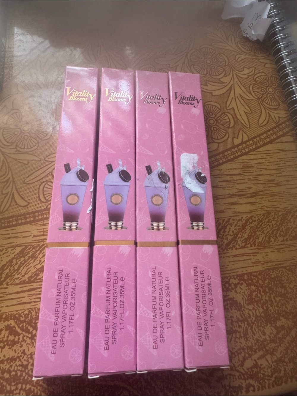 Lot of 4–Pink Body Mist — Light Floral Body Spray